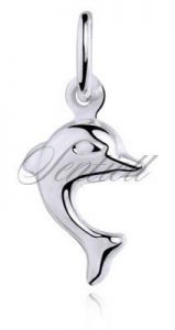 Malutki delfinek srebrna zawieszka