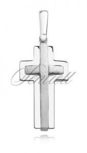Krzyż srebrny 37x15mm
