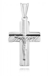 Diamentowany krzyżyk z Jezusem
