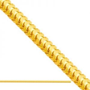 42cm łańcuszek złoty klasyczna 
żmijka