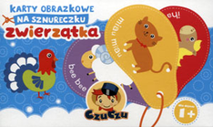 Karty obrazkowe na sznureczku. Zwierzątka - Praca Zbiorowa