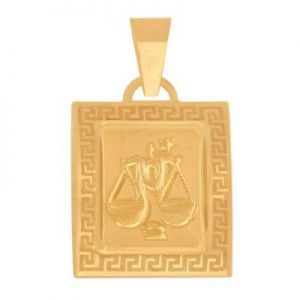 wisiorek ﻿WAGA zodiak, złoto 585/14k