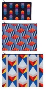 Saszetki Zip Pockets 3 szt. Geometric