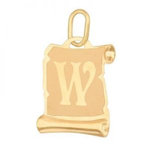 wisiorek literka ﻿,złoto 
585/14k