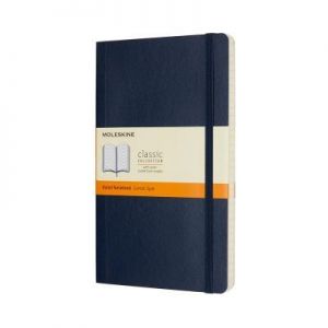 Notes Moleskine w miękkiej oprawie L szafirowy w linie