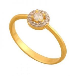 Złoty pierścionek zaręczynowy Pn832