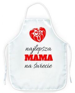 Fartuszek kuchenny prezent dla Mamy - Najlepsza Mama Na Świecie