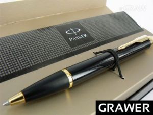 Oryginalny Długopis Parker IM Czarny z GRAWEREM - z grawerowaniem \ bez etui Parker \ bez pudełka