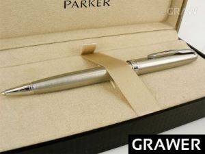 Długopis Parker Sonnet stalowy CT GRAWER