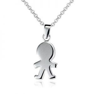 wisiorek srebrna postać, srebro 925