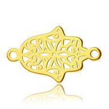 Ażurowa Ręka Fatimy - łącznik, złoto próby 585 BL 265