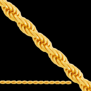 50cm ﻿łańcuszek złoty kobiecy 
kordel