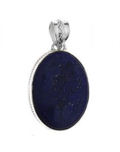 wisiorek ﻿srebro ﻿i lapis lazuli