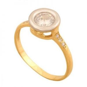 Złoty pierścionek zaręczynowy Pn767