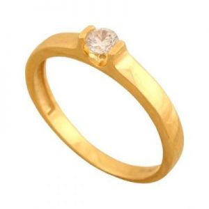 Złoty pierścionek zaręczynowy Pn819