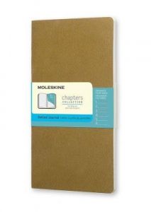 Notes Moleskine Chapters Journal M oliwkowy w kropki