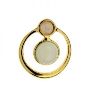 wisiorek agat i kwarc