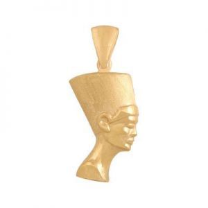 wisiorek ﻿Nefretete, złoto 585/14k