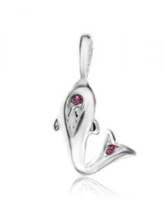 wisiorek dla dziecka ,srebro 925 ﻿i 
kryształki