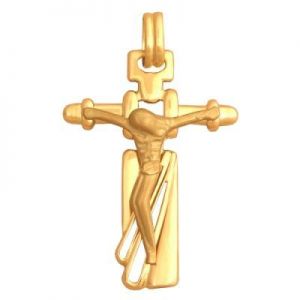 ﻿wisiorek ORYGINALNY krzyżyk ﻿złoto 
585