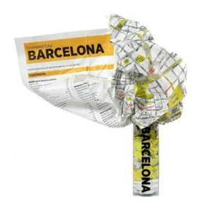 Mapa Crumpled City Barcelona