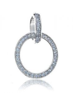 wisiorek ﻿,srebro 
925 ﻿z cyrkoniami