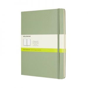 Notes Moleskine w twardej oprawie XL pistacjowy w linie