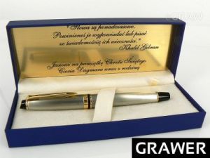 Pióro wieczne Waterman Expert Stalowy GT GRAWER