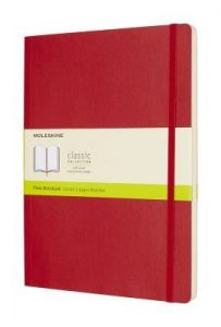 Notes Moleskine w miękkiej oprawie XL czerwony gładki