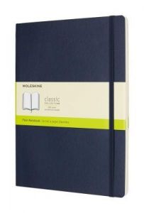 Notes Moleskine w miękkiej oprawie XL szafirowy gładki