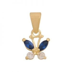 wisiorek ﻿,złoto 585/14k ﻿z cyrkoniami