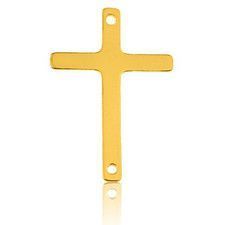 Blaszka Krzyż 27x15mm, złoto próby 585