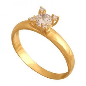 pierścionek rozmiar 17 ﻿złoto ﻿z 
cyrkoniami