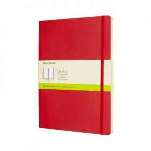 Notes Moleskine w miękkiej oprawie XL czerwony w linie