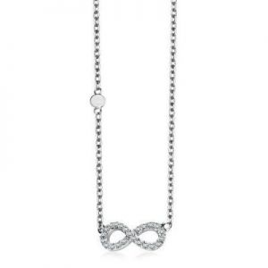 naszyjnik ﻿srebrny Celebrytka 
nieskończoność
