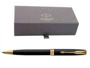 Parker SONNET GT Długopis Czarny Mat w eleganckim etui GRAWER