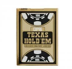 Texas Hold&#039;em 100% plastic jumbo - czarny