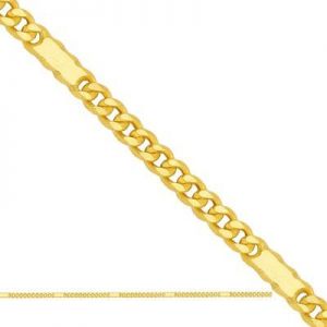 ﻿bransoletka łańcuszkowa ﻿złota 
19cm