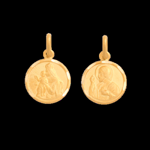 ﻿medalik ﻿szkaplerzny złoto 585/14k