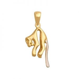 wisiorek ﻿PUMA żółte i białe złoto