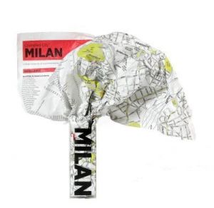 Mapa Crumpled City Mediolan