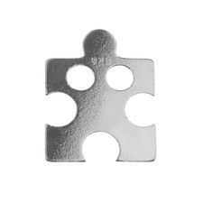 Blaszka Celebrytka Puzzle srebro 925 BL 155