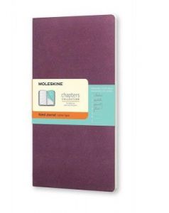 Notes Moleskine Chapters Journal L purpurowy w linie