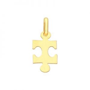 wisiorek ﻿złoty mały PUZZLE