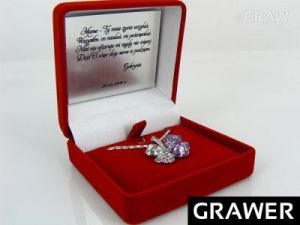 Pudełko etui dedykacja zdjęcie biżuteria grawer