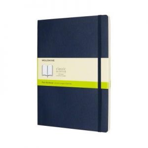 Notes Moleskine w miękkiej oprawie XL szafirowy w linie