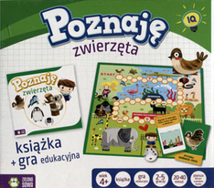 Poznaję zwierzęta Książka + gra edukacyjna - .