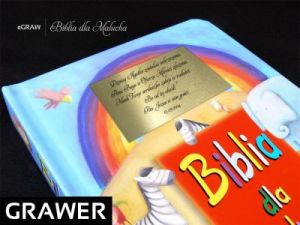 Biblia dla Malucha z Grawerem Pamiątka na Chrzest