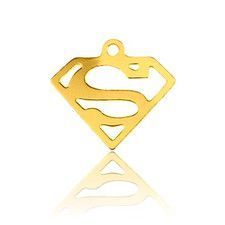 Zawieszka Superman, złoto próby 585