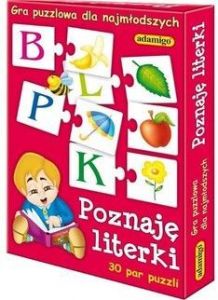 Poznaję literki Gra puzzlowa